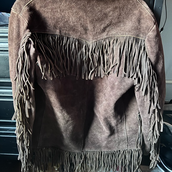 Authentic vintage 70’s pypsa Hippie suede leather jacket - Picture 2 of 3